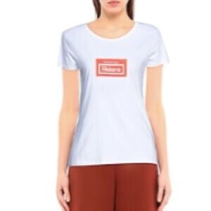 Just Cavalli Riders print short sleeve T shirt white XL